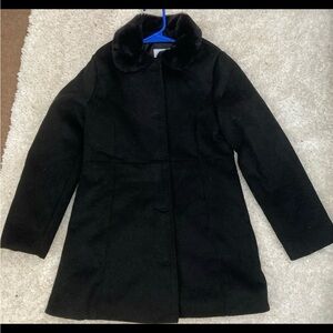 The Children's Place Black Pea Coat with High Collar